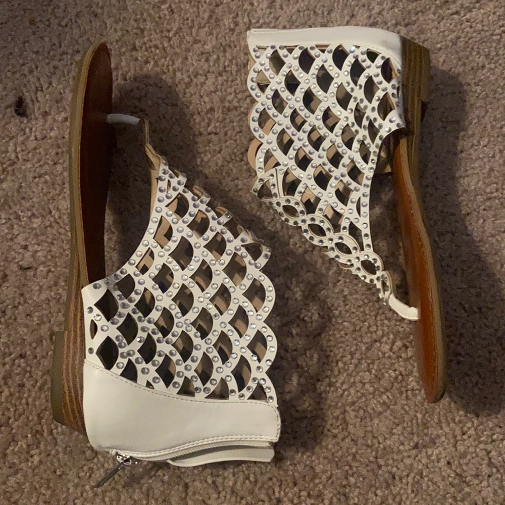 Zigisoho sparkly flat sandals